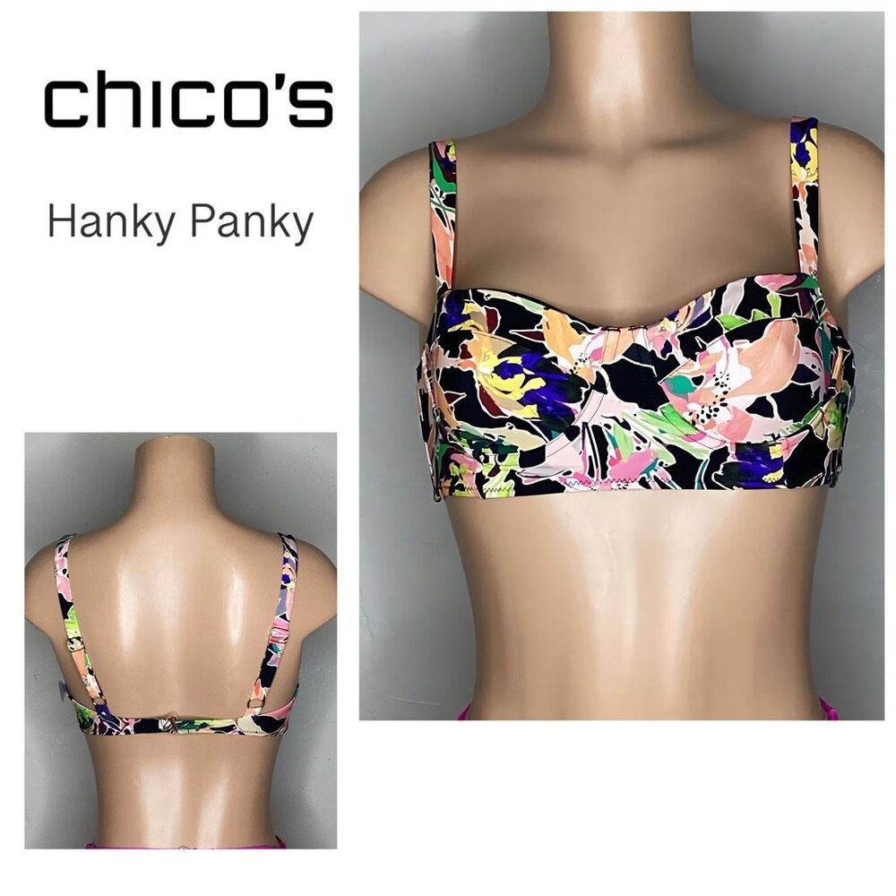 New. Hanky Panky for Chico’s bikini top. Small. Retails $120